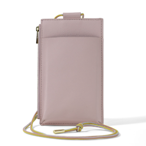 유즈와 릴리클러치 (핑크) - 목걸이형 휴대폰가방 &amp; 지갑